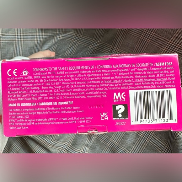 Barbie Tim Hortons PWHL hockey doll - Picture 6 of 6